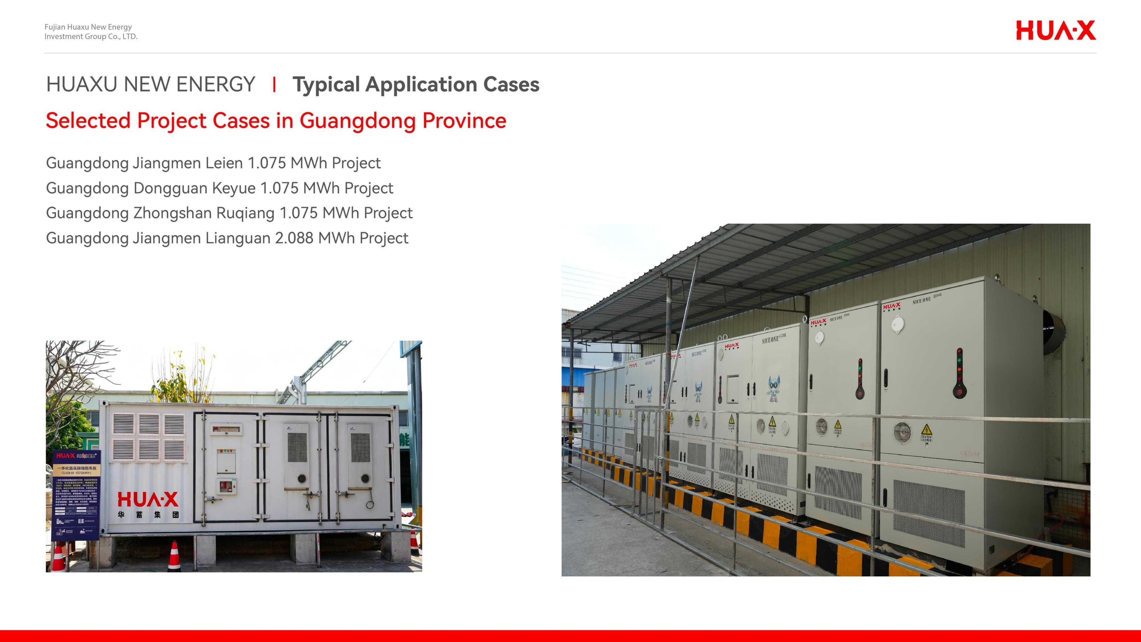 Published project profile for Jiangmen Leien Energy Storage Project
