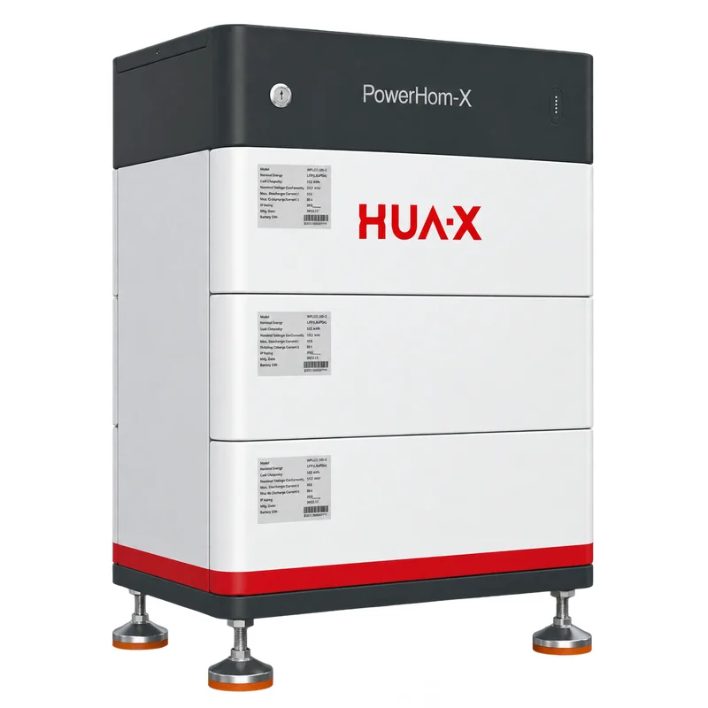 PowerHom-X 15.36 kWh High-Voltage Stacked Home Battery System